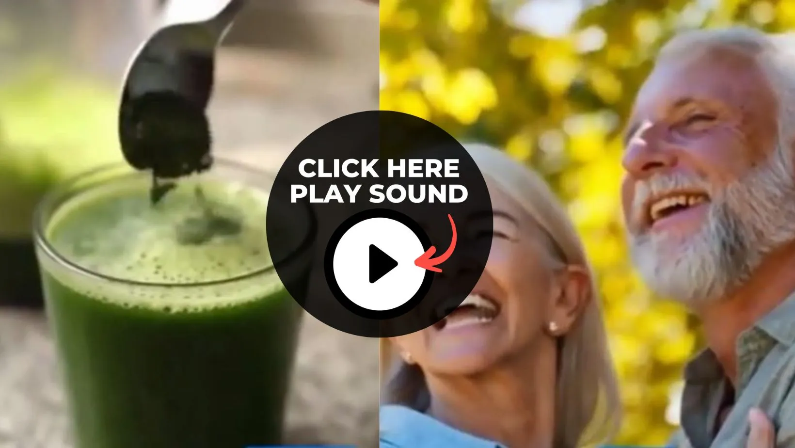 Elderly couple smiling